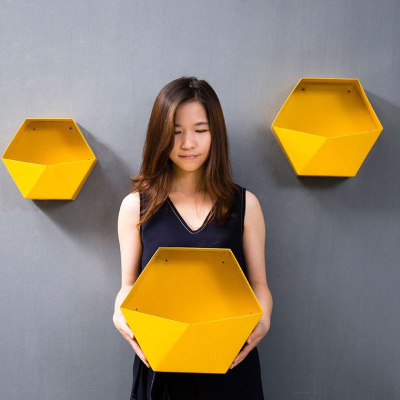 Hexagonal shelf