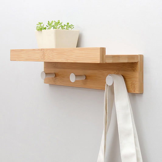 Creative word partition shelf wall hanging wall solid wood hook rack wall shelf