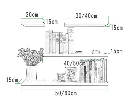 Bookshelf Bedroom Wall Hanging Partition Storage Shelf